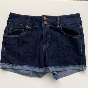 Dark Denim Shorts